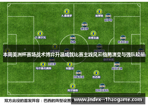 本周美洲杯赛场战术博弈升温成就比赛主线风云格局演变与强队较量